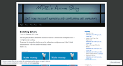 Desktop Screenshot of mdzanime.wordpress.com
