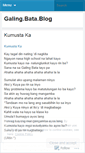 Mobile Screenshot of galingbata.wordpress.com
