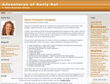 Tablet Screenshot of kurlykat.wordpress.com