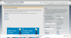Desktop Screenshot of ocmsjonjohnson.wordpress.com