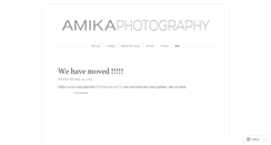 Desktop Screenshot of amikaphotography.wordpress.com