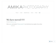 Tablet Screenshot of amikaphotography.wordpress.com