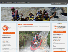 Tablet Screenshot of kasembonrafting.wordpress.com