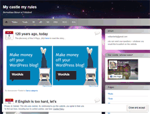 Tablet Screenshot of mycastlemyrules.wordpress.com