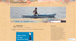 Desktop Screenshot of coeureaunord.wordpress.com