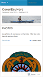 Mobile Screenshot of coeureaunord.wordpress.com