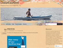 Tablet Screenshot of coeureaunord.wordpress.com
