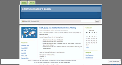 Desktop Screenshot of kartooz.wordpress.com