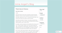 Desktop Screenshot of amieangeli.wordpress.com