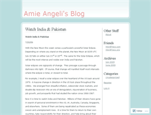 Tablet Screenshot of amieangeli.wordpress.com
