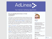 Tablet Screenshot of adlinea.wordpress.com