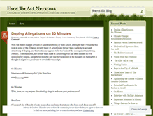 Tablet Screenshot of howtoactnervous.wordpress.com