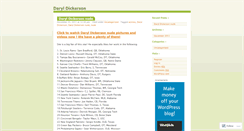 Desktop Screenshot of daryldickerson.wordpress.com