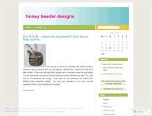 Tablet Screenshot of honeybeeders.wordpress.com