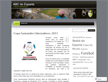 Tablet Screenshot of abcdoesporte.wordpress.com