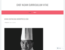 Tablet Screenshot of chefnizam.wordpress.com