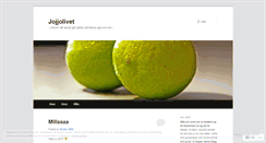 Desktop Screenshot of jojjolivet.wordpress.com
