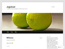 Tablet Screenshot of jojjolivet.wordpress.com
