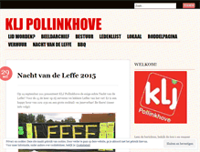 Tablet Screenshot of kljpollinkhove.wordpress.com