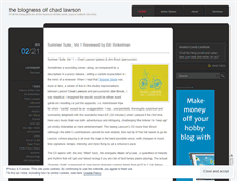Tablet Screenshot of chadlawson.wordpress.com