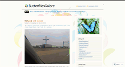 Desktop Screenshot of butterfliesgalore.wordpress.com