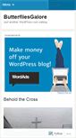 Mobile Screenshot of butterfliesgalore.wordpress.com