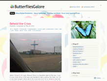 Tablet Screenshot of butterfliesgalore.wordpress.com