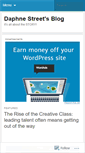 Mobile Screenshot of daphnestreet.wordpress.com