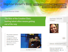 Tablet Screenshot of daphnestreet.wordpress.com