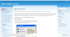 Desktop Screenshot of digeussoftware.wordpress.com