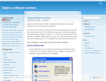 Tablet Screenshot of digeussoftware.wordpress.com