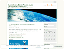 Tablet Screenshot of earthtalkonwnjr.wordpress.com