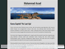 Tablet Screenshot of muhammadassad.wordpress.com