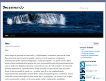Tablet Screenshot of deceaneando.wordpress.com