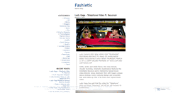 Desktop Screenshot of fashletic.wordpress.com