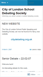 Mobile Screenshot of clsdebating.wordpress.com