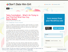 Tablet Screenshot of dontdatehimgirl.wordpress.com