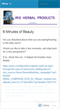 Mobile Screenshot of irisherbal.wordpress.com