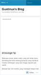 Mobile Screenshot of agustinus3tab.wordpress.com