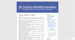 Desktop Screenshot of billtwyford.wordpress.com