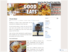 Tablet Screenshot of goodeatsblog.wordpress.com