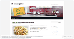 Desktop Screenshot of ichkochegerne.wordpress.com
