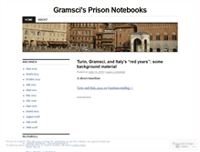 Tablet Screenshot of gramscinotebooks.wordpress.com