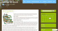 Desktop Screenshot of choosetoreuse.wordpress.com