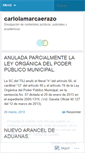 Mobile Screenshot of carlolamarcaerazo.wordpress.com