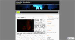 Desktop Screenshot of cineclubrevolucion.wordpress.com