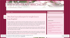 Desktop Screenshot of hypnotherapyspecialists.wordpress.com