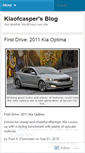 Mobile Screenshot of kiaofcasper.wordpress.com