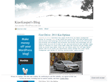 Tablet Screenshot of kiaofcasper.wordpress.com