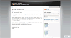 Desktop Screenshot of celebrateholiday.wordpress.com